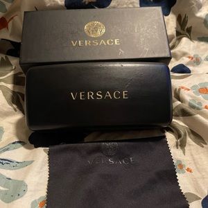 Versace Sunglasses Case/Box/Cleaning Cloth